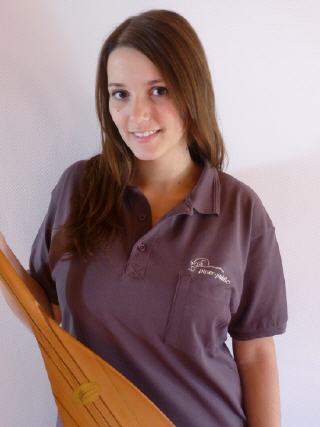 Poloshirt mit Sticker